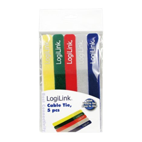 Cable Strap, 180*20mm, 5pcs, 5 colors Logilink - 2